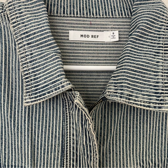 Mod Ref Striped Denim Jacket - Picture 7 of 10